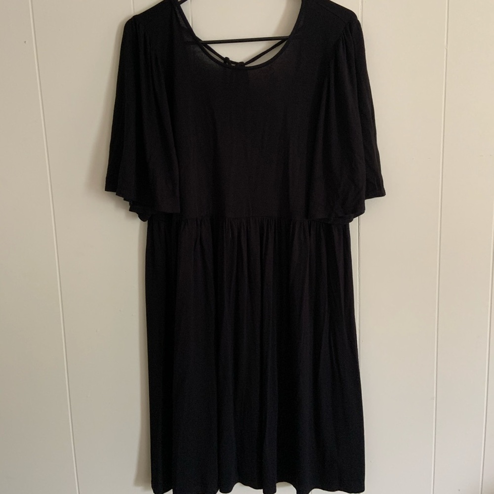 Open back dress